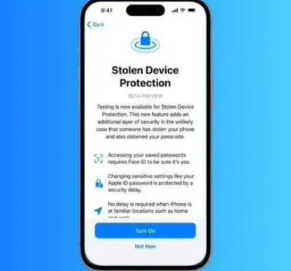 新化苹果授权维修店分享被盗设备保护功能开启方法 