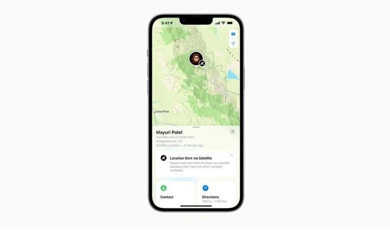 新化苹果14维修分享iPhone14系列中 FindMy功能通过卫星分享位置方法教程 