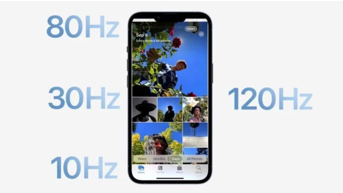 新化苹果14维修分享iPhone 14有高刷吗 