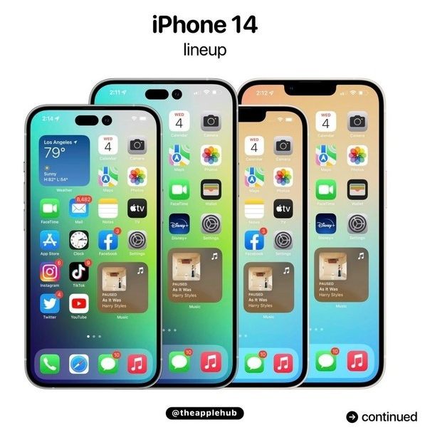 新化苹果14维修分享iPhone 14全家福 